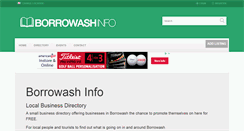 Desktop Screenshot of borrowash.info